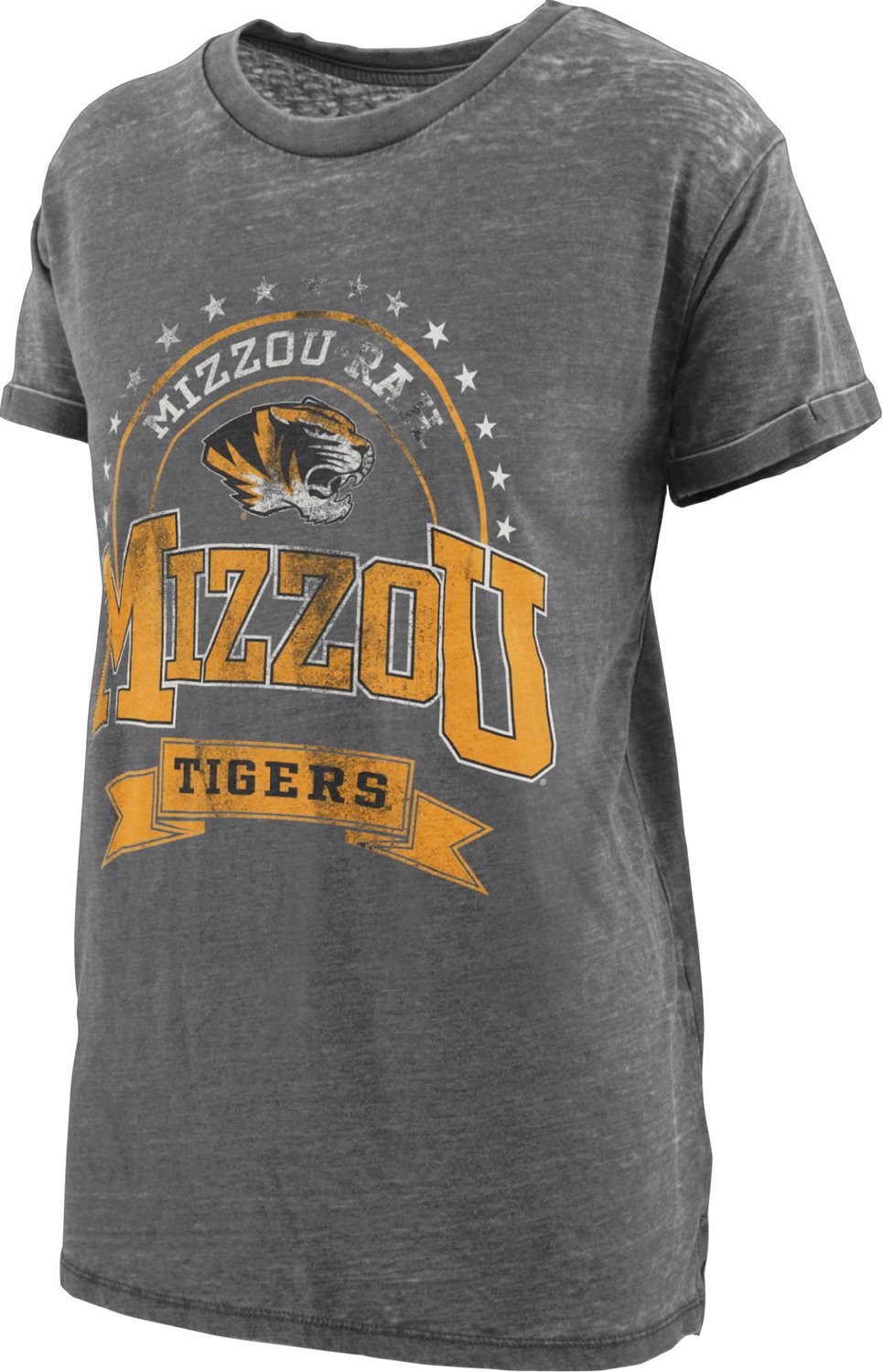 Three Square Women's University of Missouri Vintage Boyfriend Captain T-shirt