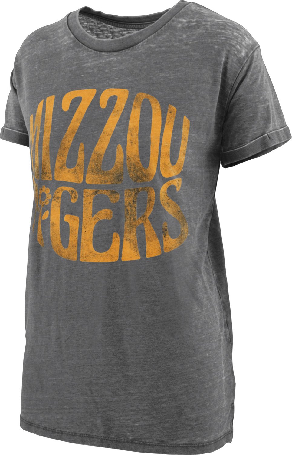 Three Square Women’s University of Missouri Vintage Boyfriend Goldie Graphic T-shirt