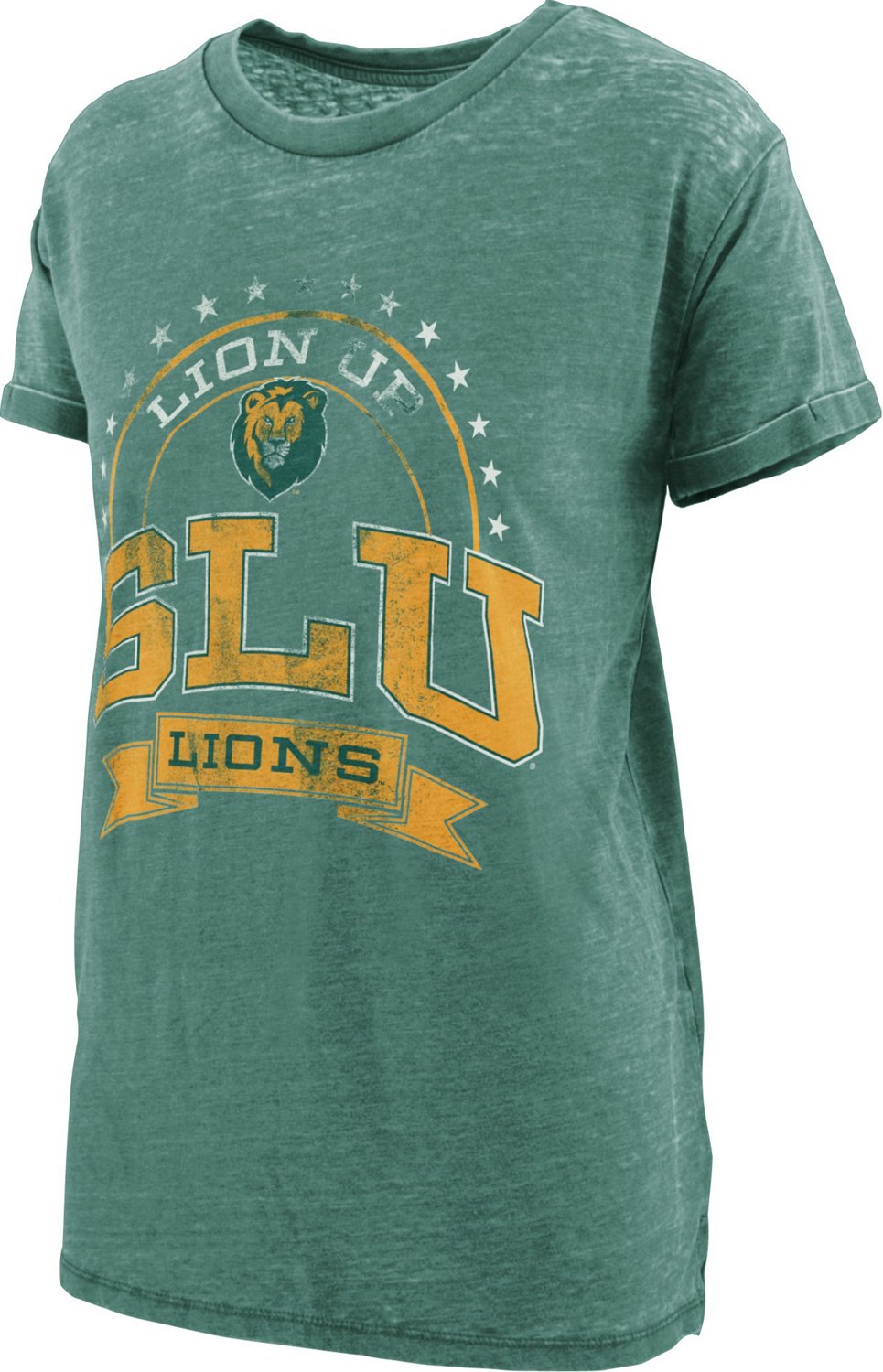 Three Square Women's Southeastern Louisiana University Vintage Boyfriend Captain T-shirt