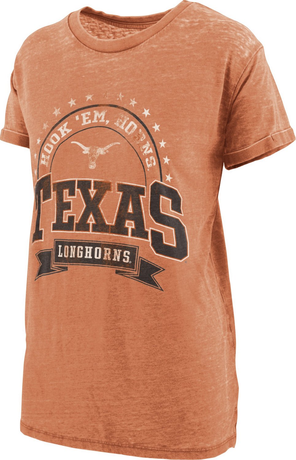 Three Square Women's University of Texas Vintage Boyfriend Captain T-shirt