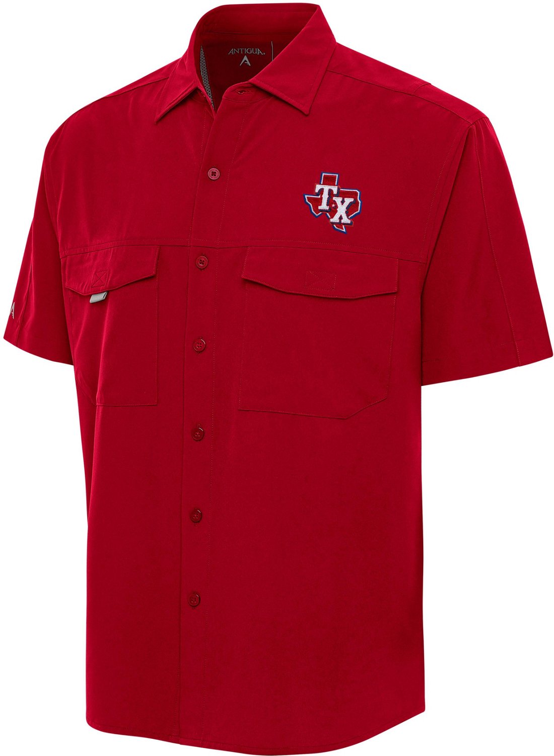 Texas rangers shop columbia fishing shirt