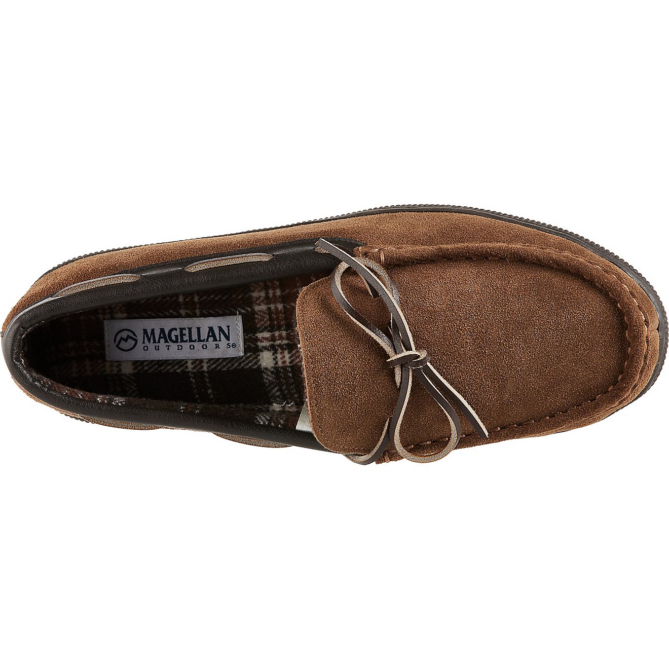Magellan Outdoors Men's Leather Moc II Slippers                                                                                  - view number 3