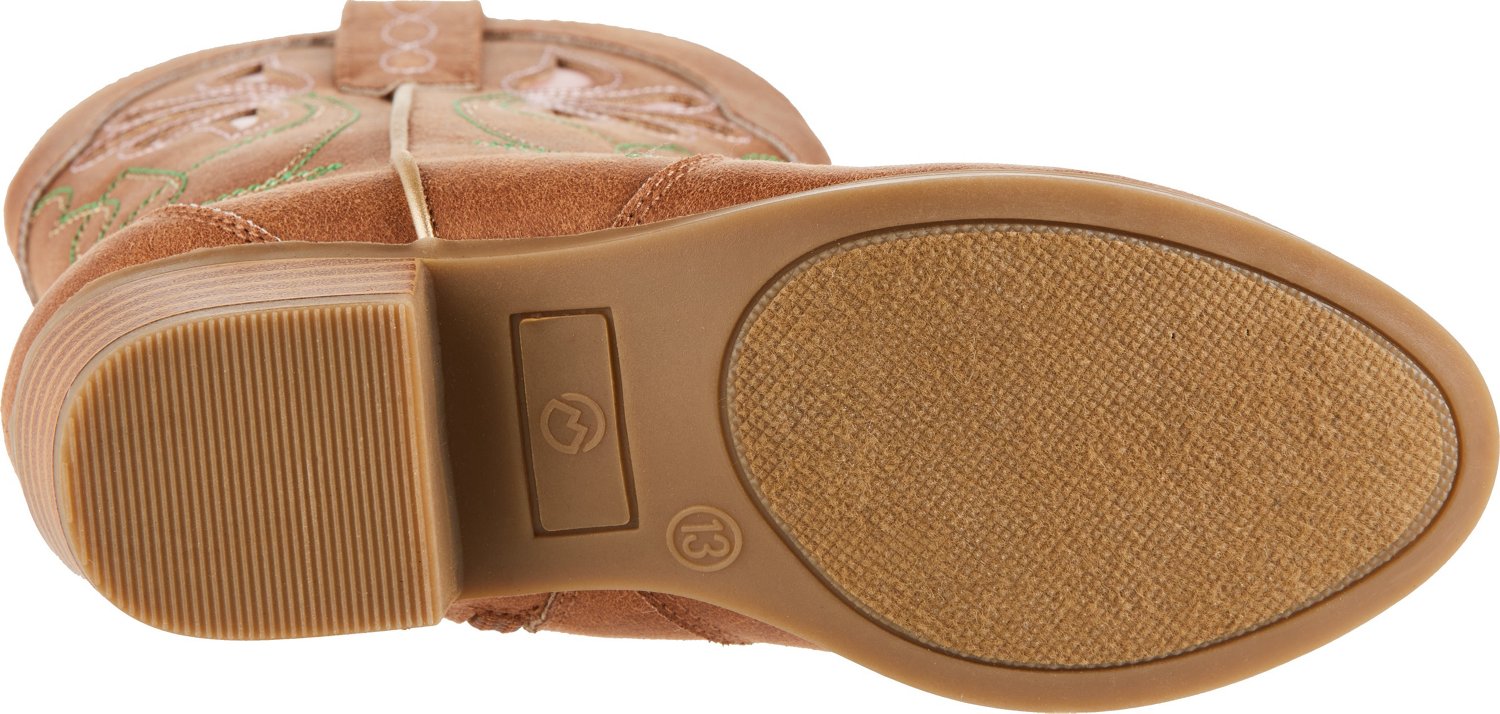 Magellan Outdoors Girls' Floral Embroidered Western Boots