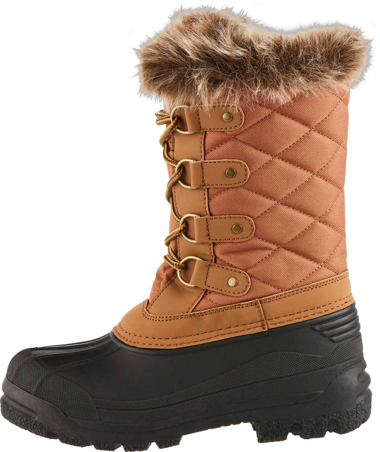 Magellan Outdoors Women s Quilted Faux Fur Pac Boots Academy