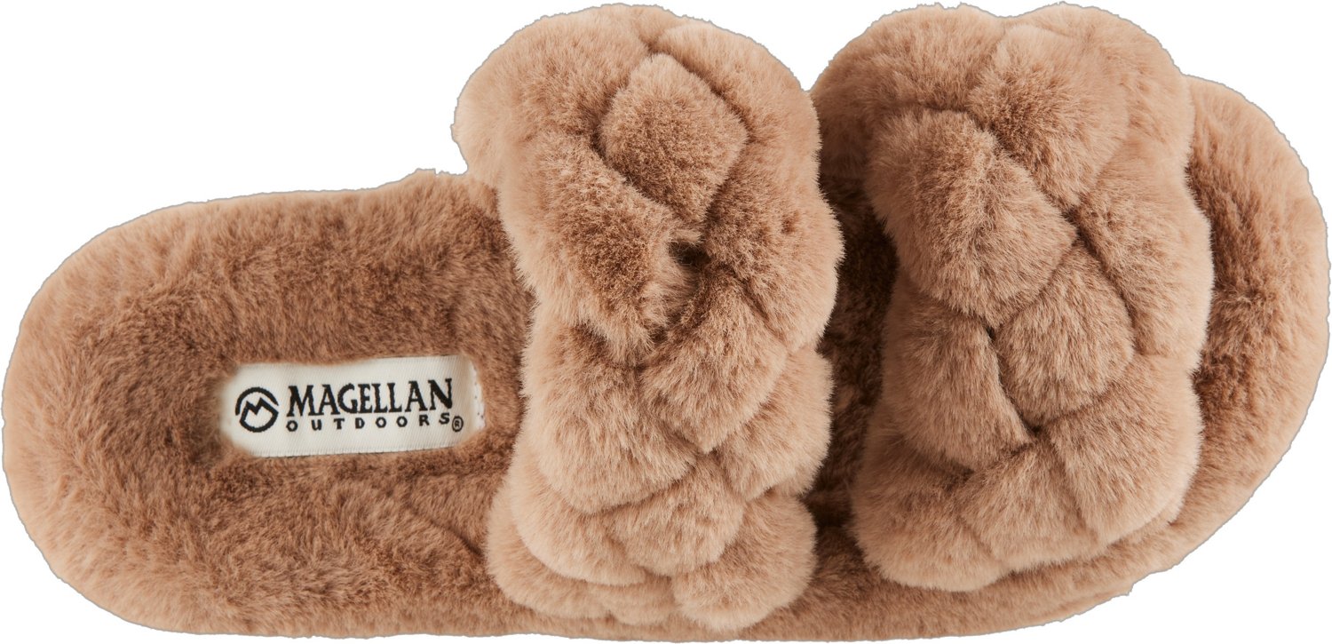 Magellan Outdoors Women's Double Band Plush Slippers - view number 7