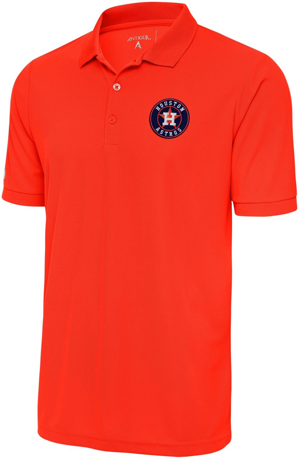 Antigua MLB Houston Astros Nova Short-Sleeve Colorblock Polo Shirt - 3XL