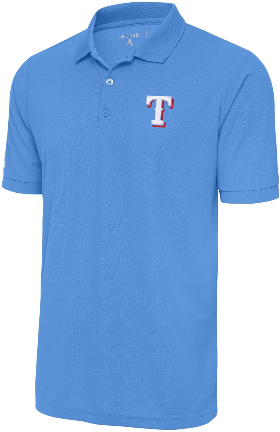 Antigua Men's Texas Rangers Legacy Pique Polo - view number 2