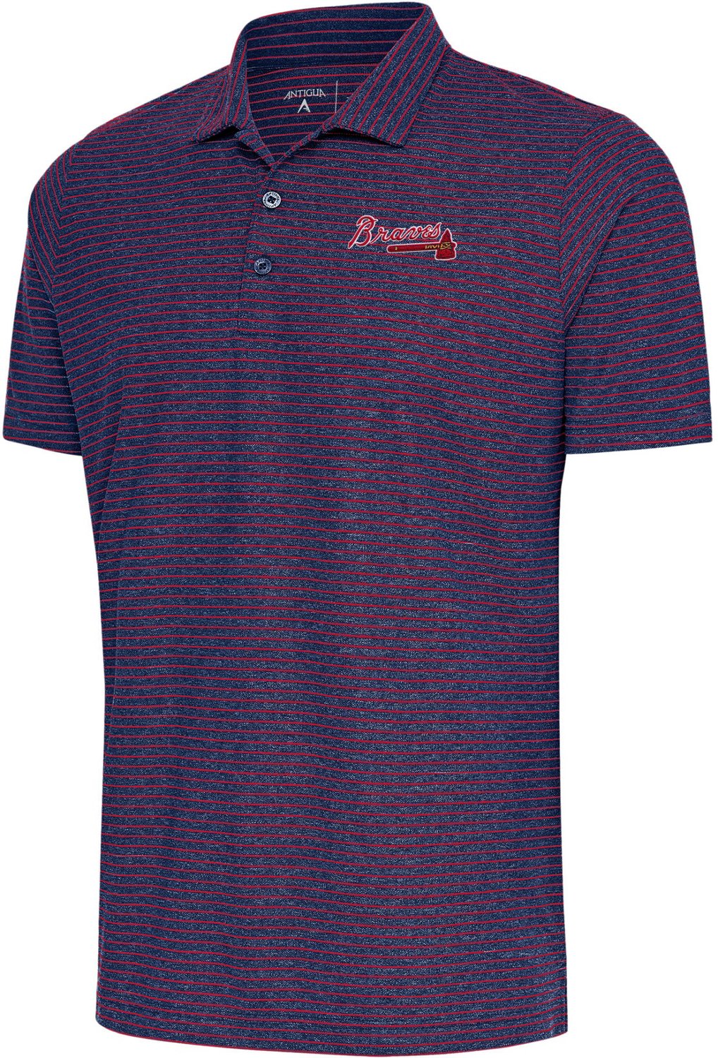 Antigua Men's Atlanta Braves Esteem Polo Shirt