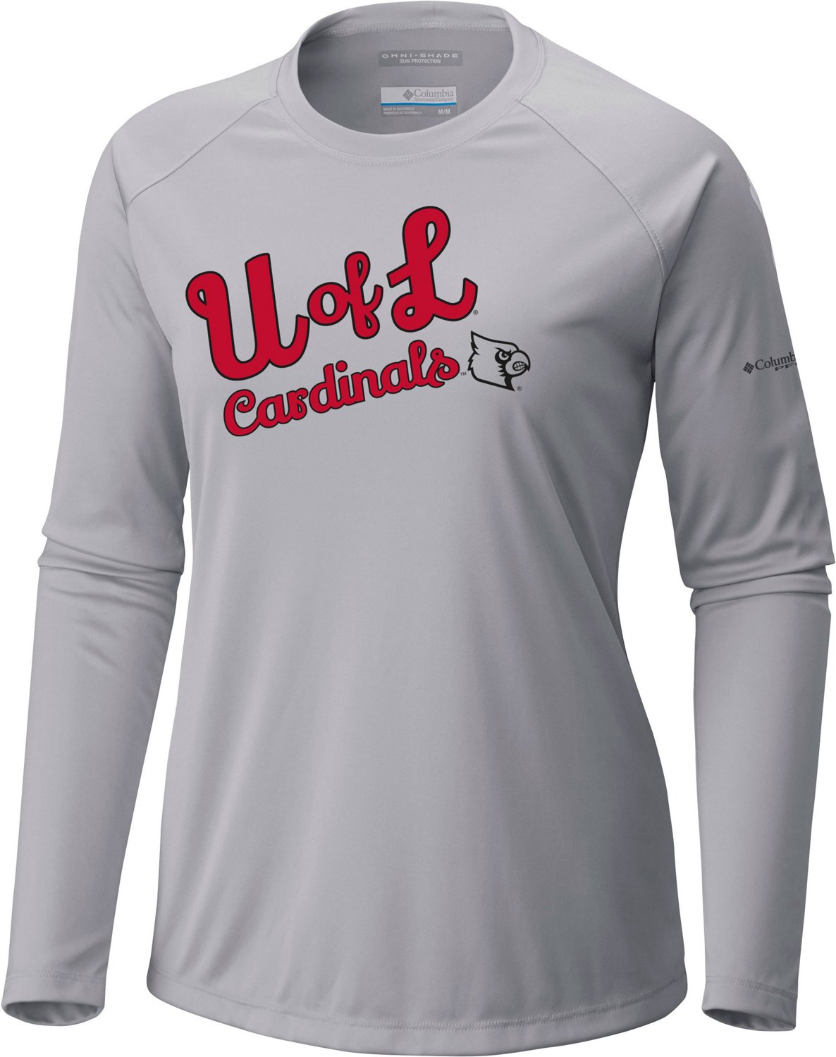  University of Louisville Cardinals Logo Long Sleeve T