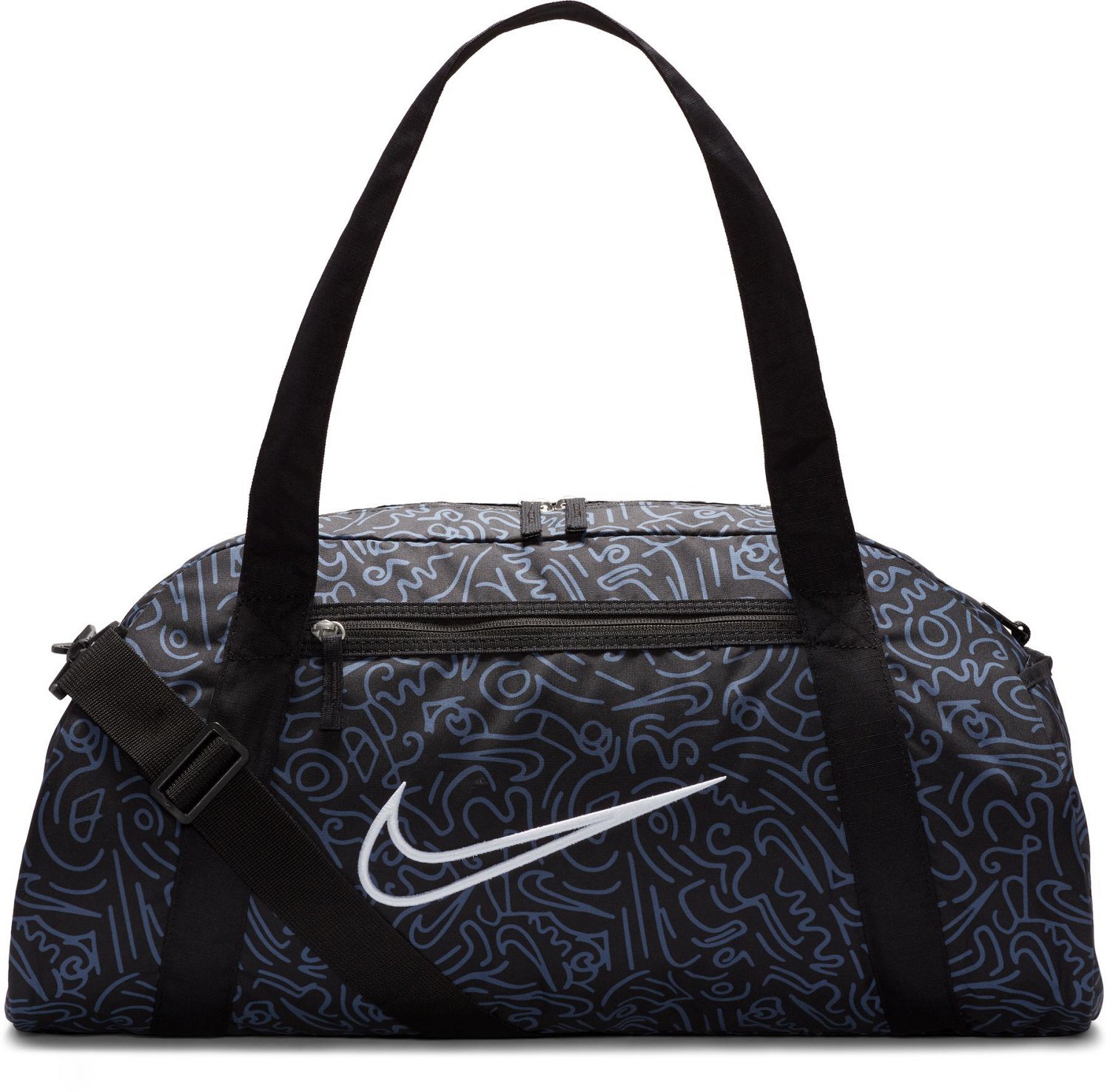 Nike Brasilia Printed Training Backpack (25L) Green/Black/Silver