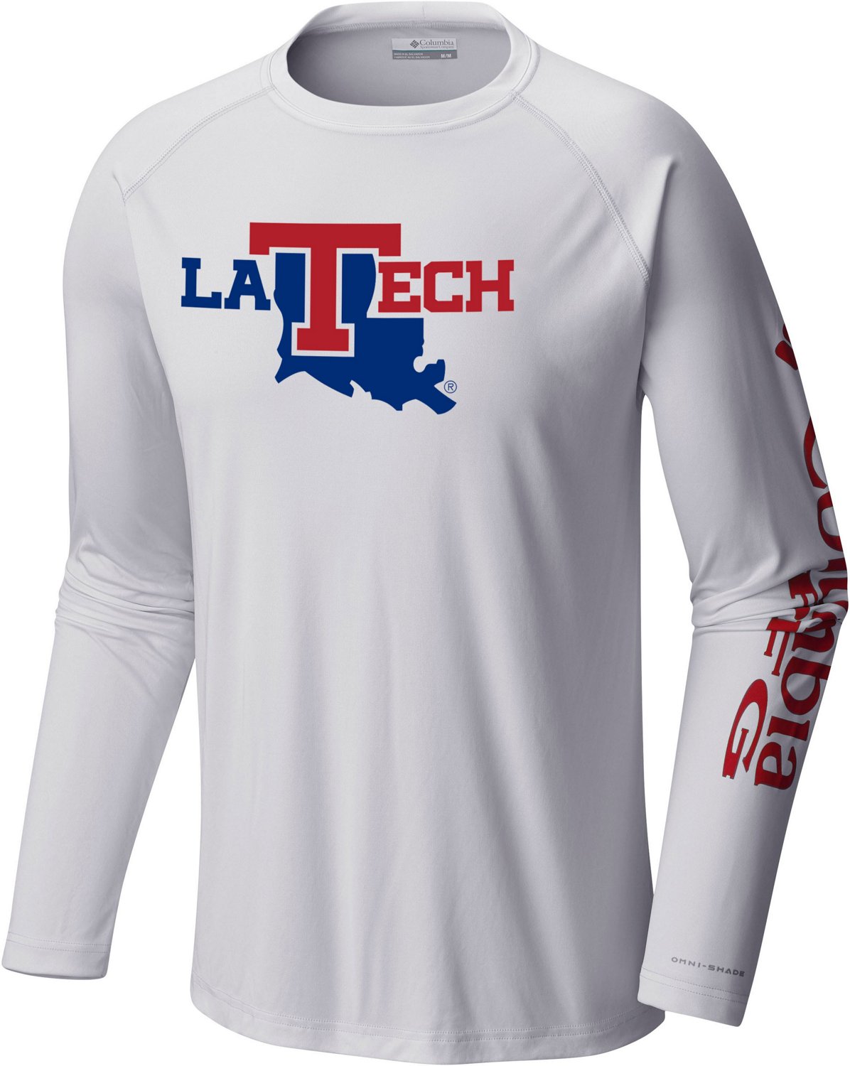 Columbia Sportswear Men's Louisiana Tech University Terminal Tackle Long  Sleeve Graphic T-shirt