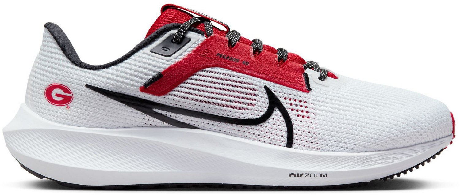 Nike Men's University of Georgia Air Zoom Pegasus 40 Running Shoes ...