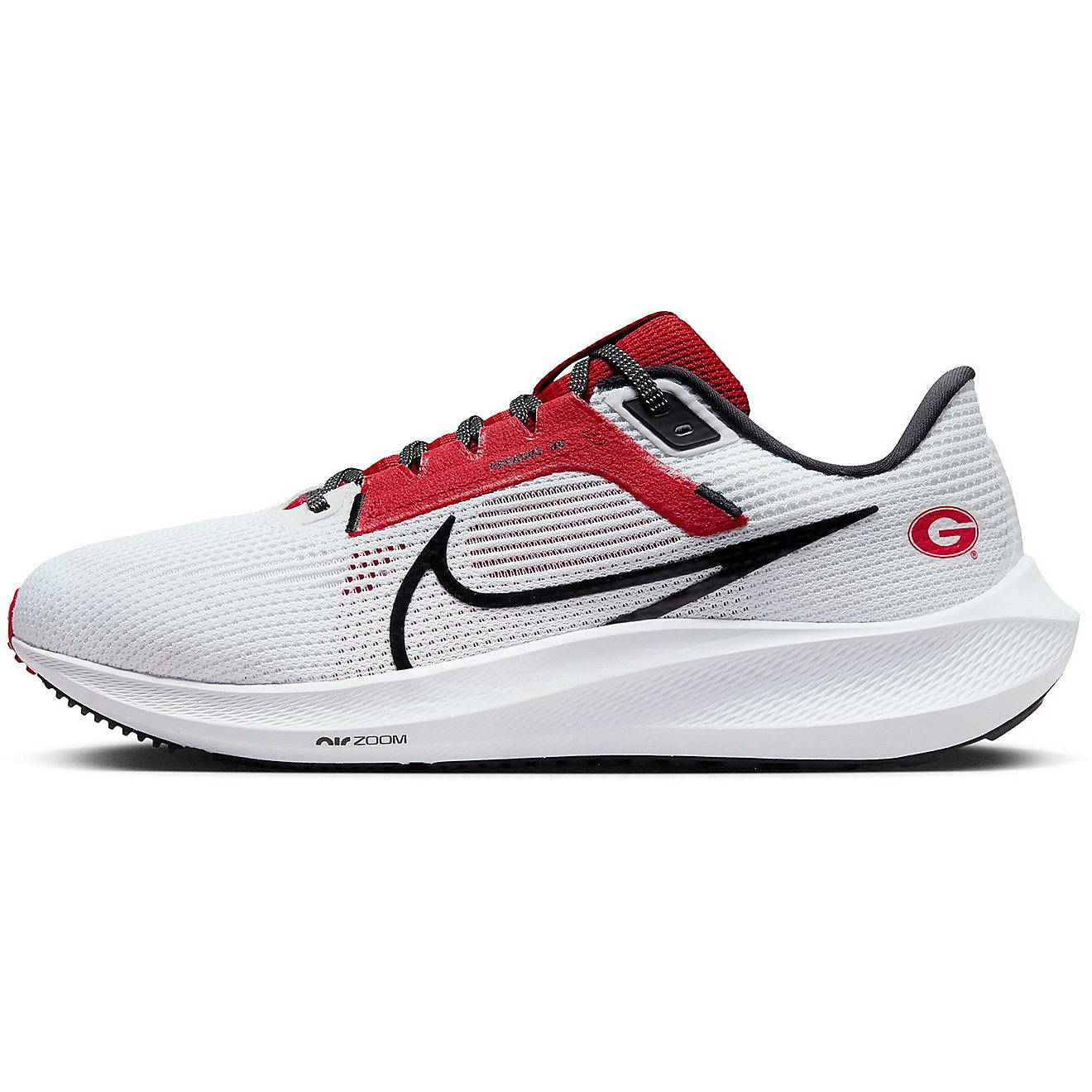 Nike Men's University of Georgia Air Zoom Pegasus 40 Running Shoes                                                               - view number 2