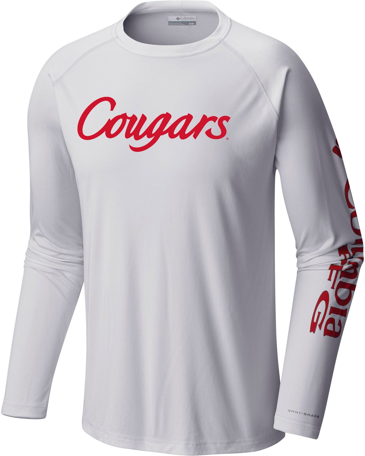 Columbia Sportswear Men's University of Houston Terminal Tackle Long Sleeve  T-shirt