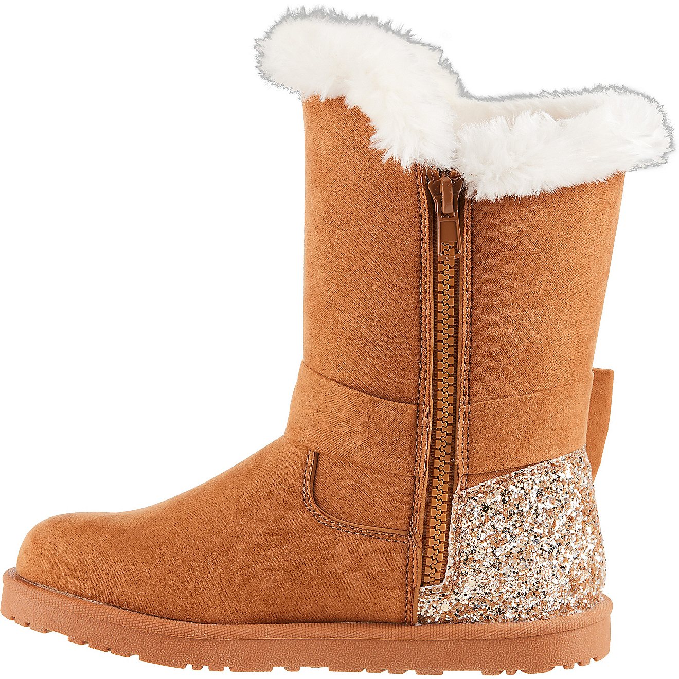 Magellan Outdoors Youth Glitter Faux Fur Boots                                                                                   - view number 2