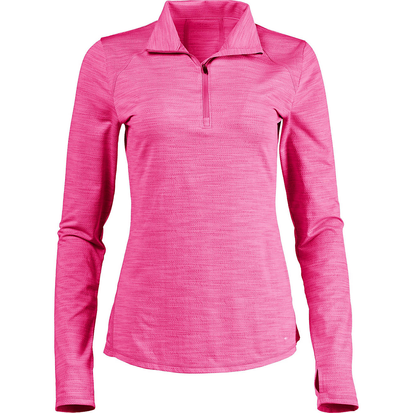 BCG Women's Jacquard Pullover 1/4 Zip Top                                                                                        - view number 1