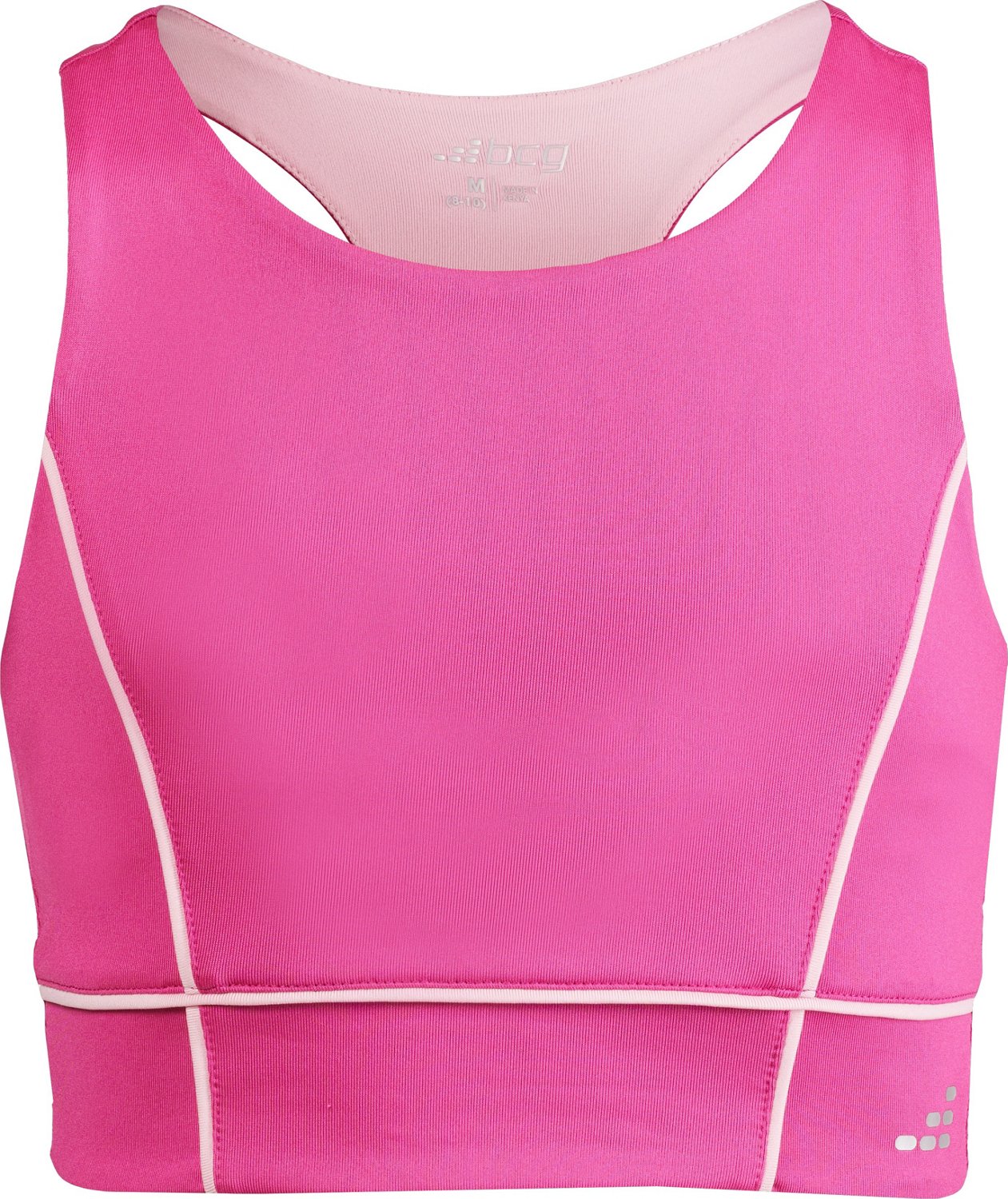 BCG Girls' Color Play Low Support Sports Bra Academy
