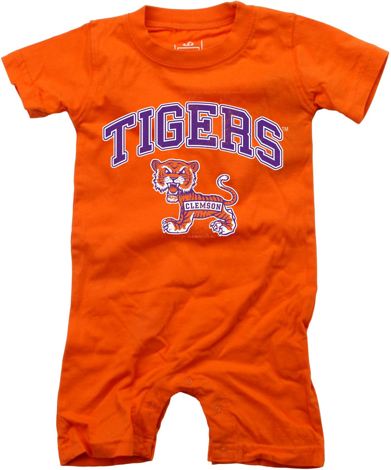 LSU, LSU Wes and Willy Infant Jersey Short Romper