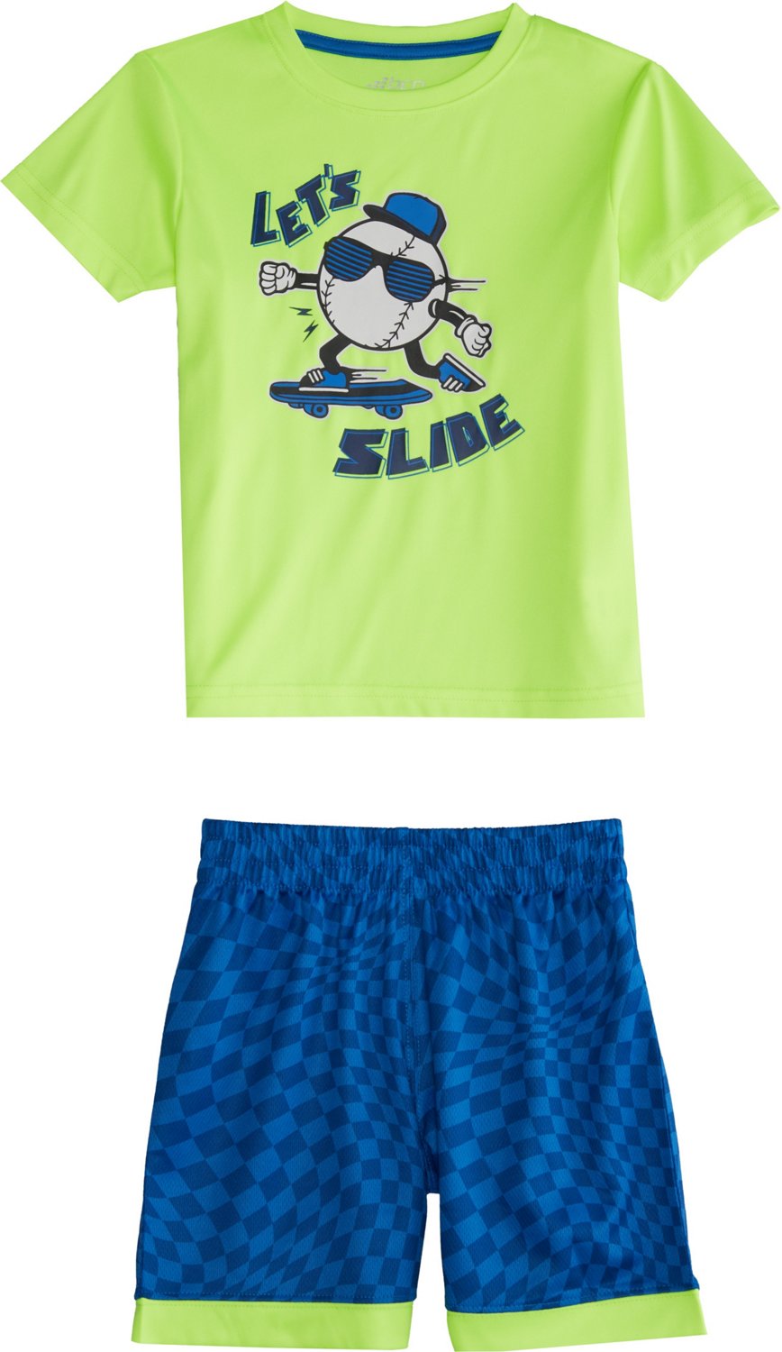 BCG Boys' 4-7 Baseball T-shirt and Shorts Set