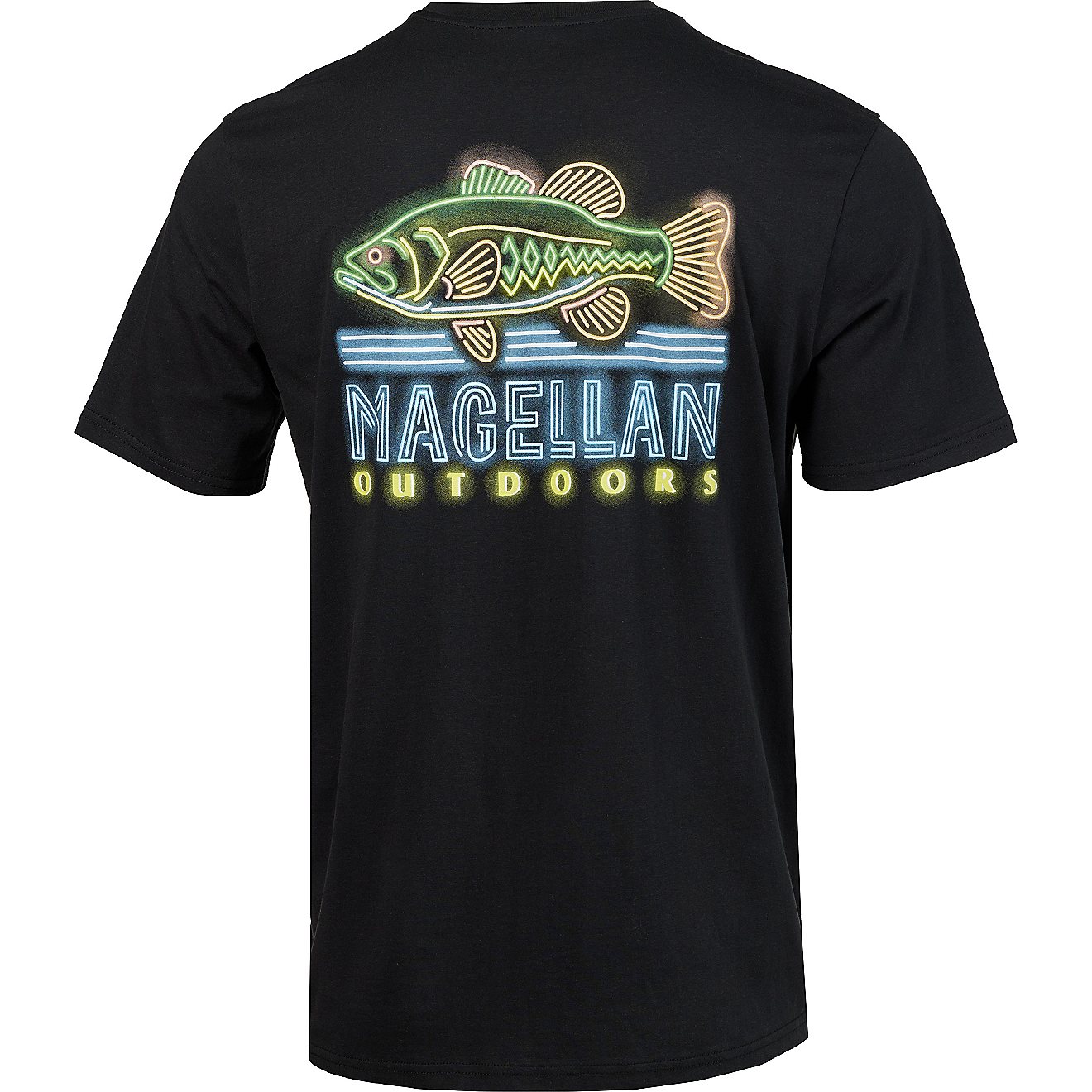 Magellan Men's Neon Bass Sign T-shirt                                                                                            - view number 1