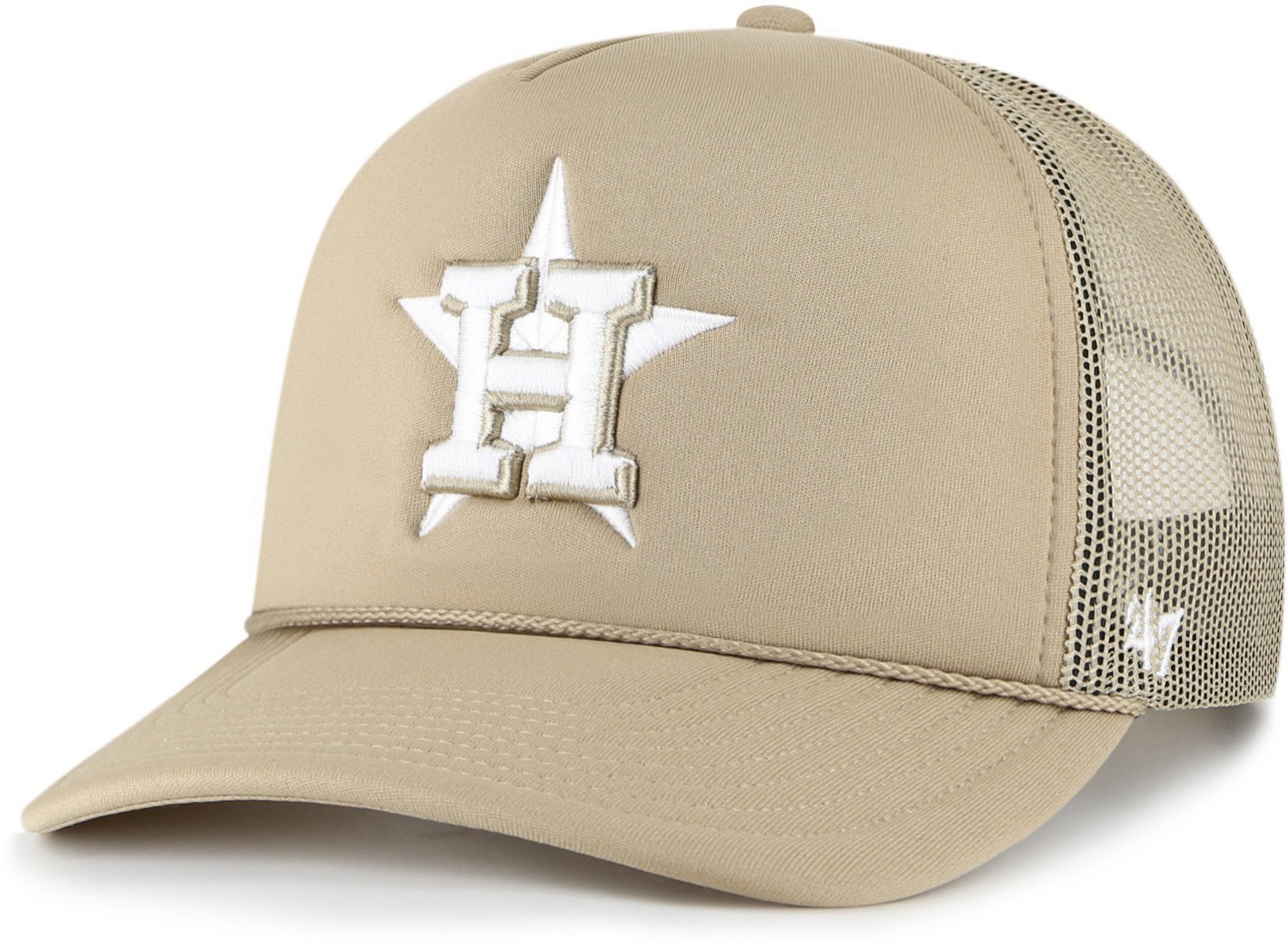 '47 Men's Houston Astros Foam Front Mesh Trucker Cap Academy