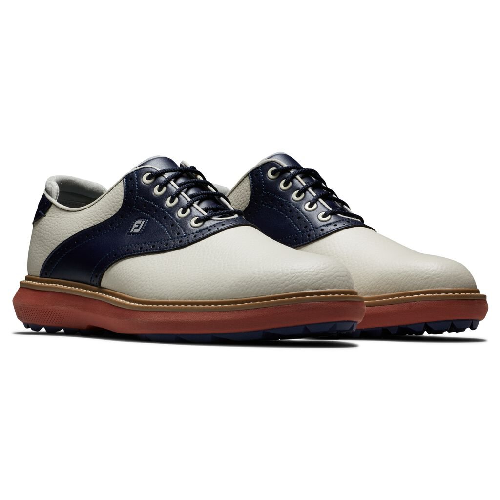 FootJoy Men's Traditions Spikeless Lace Golf Shoes Academy