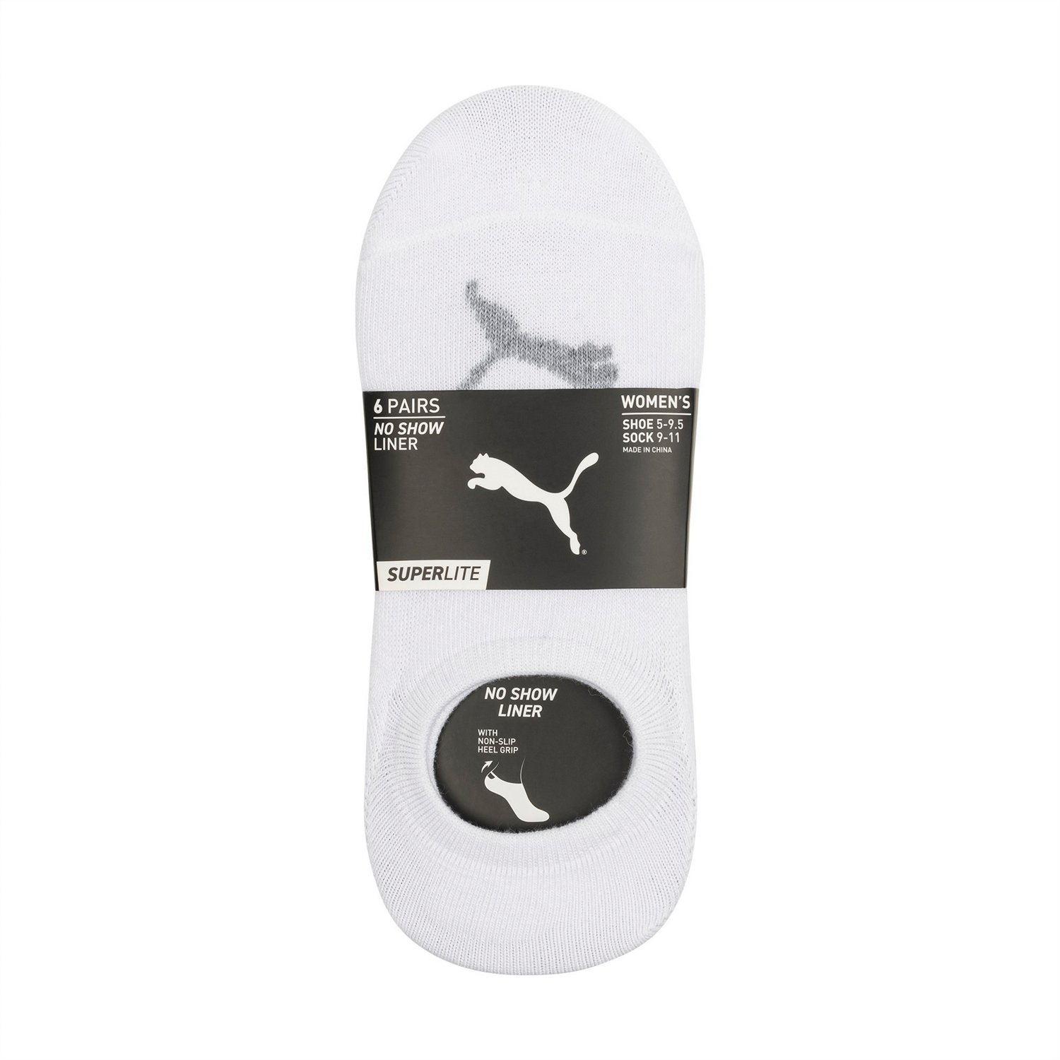 PUMA Women's Non-Terry Footie Socks 6-Pack - view number 2