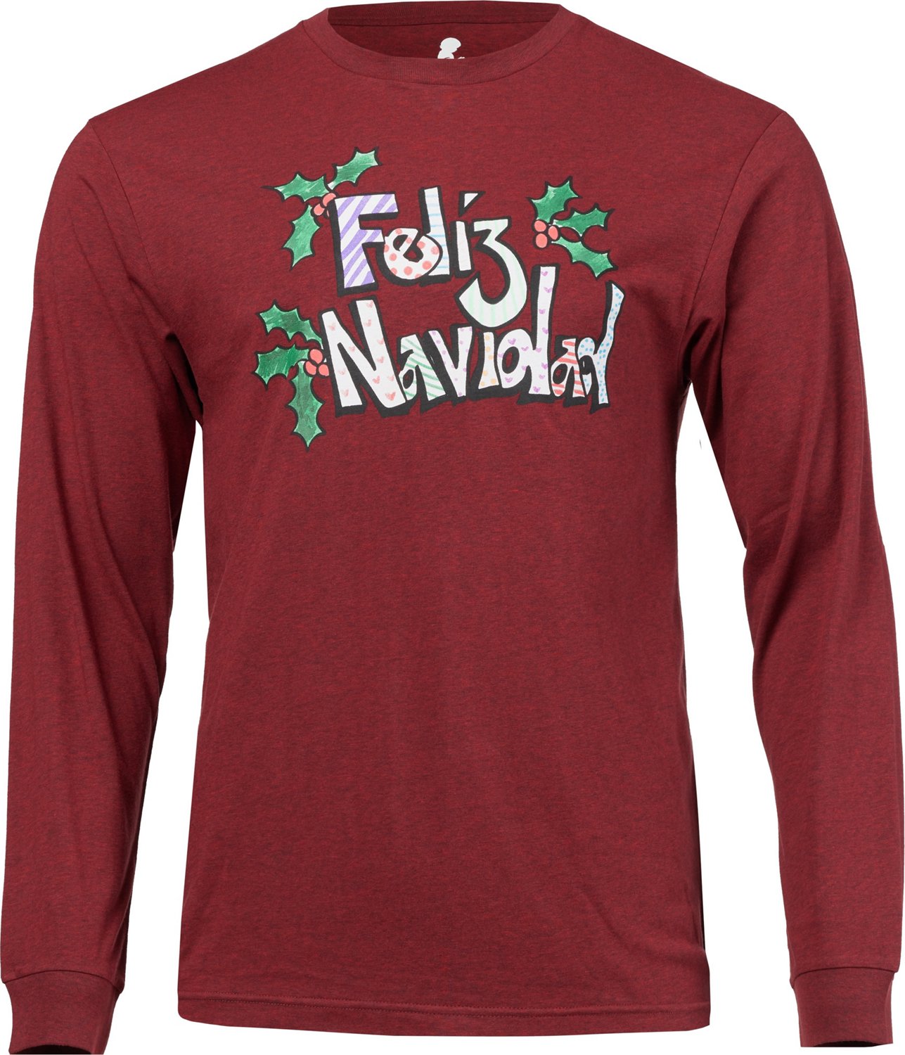 St. Jude's Children's Research Hospital Men's Feliz Navidad Long Sleeve T- shirt | Academy