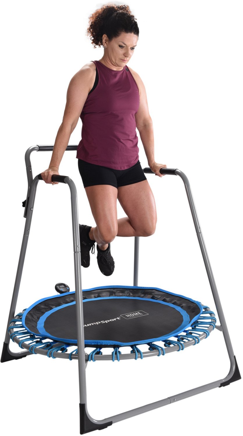 JumpSport Home 125 Fitness Trampoline : with 3 sided handlebar support