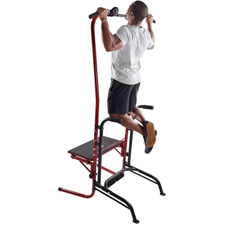 Stamina X AMRAP Power Tower Dark Red/Black - Weight Benches at Academy Sports