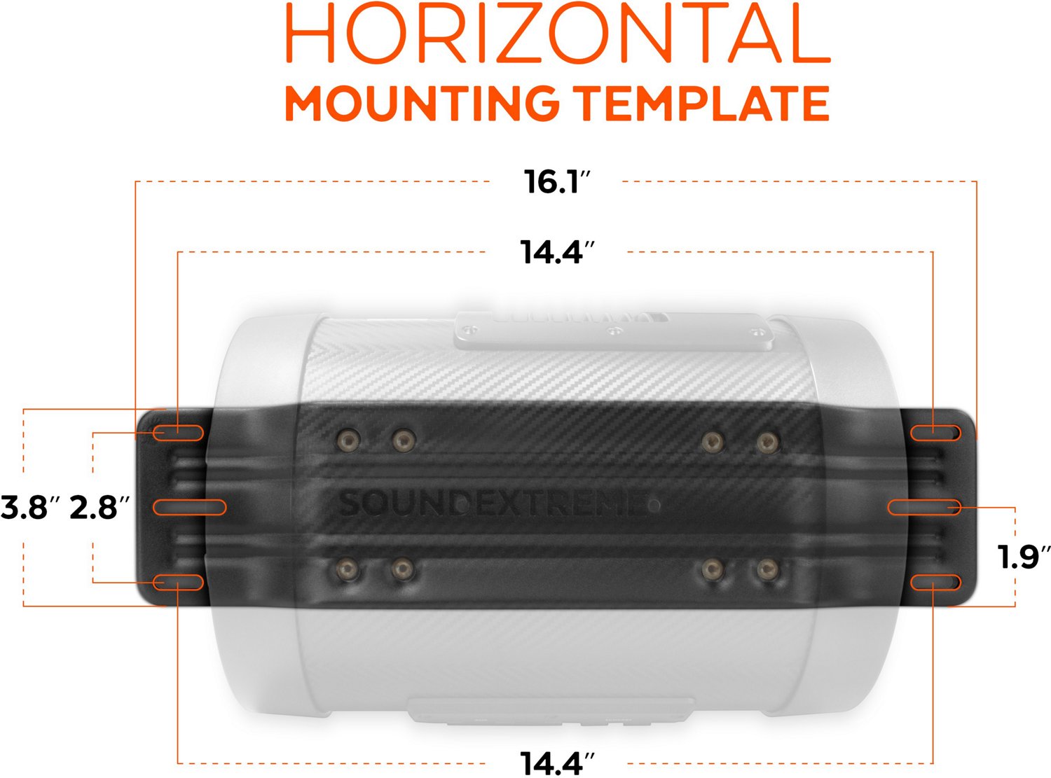 ECOXGEAR SoundExtreme Waterproof 8in Subwoofer                                                                                   - view number 7