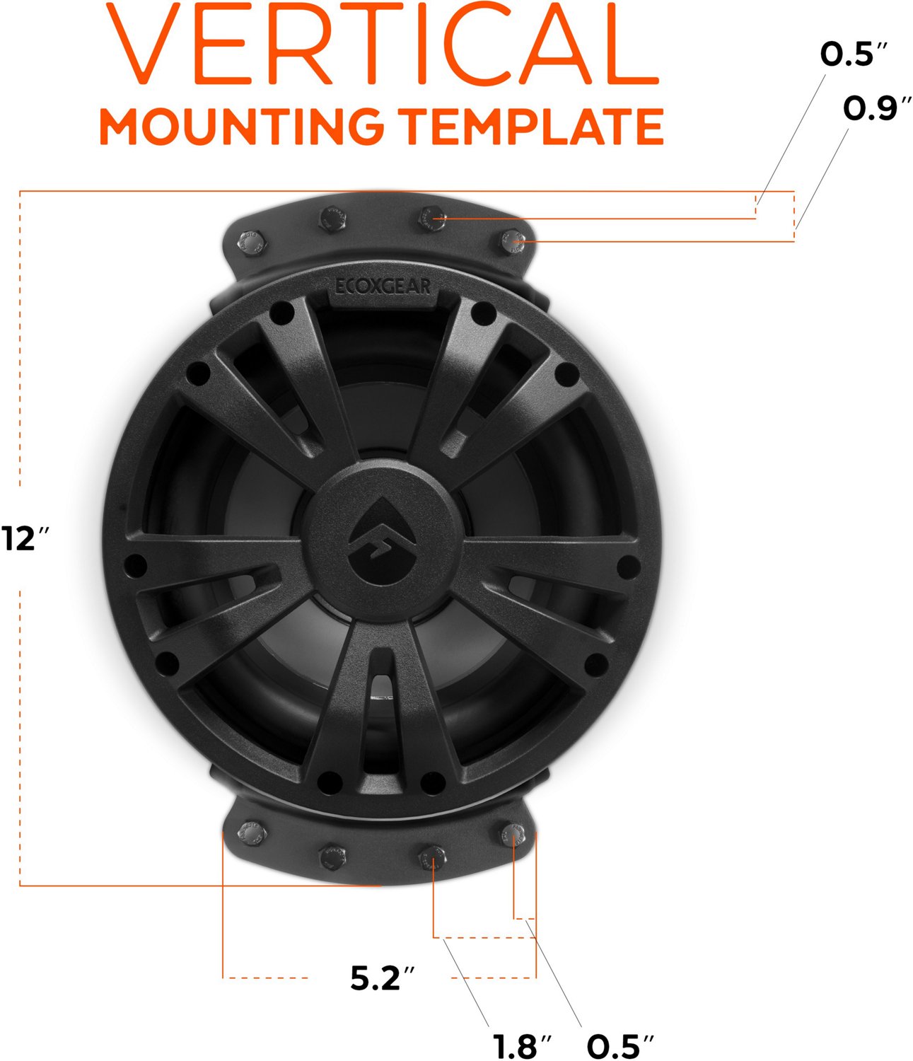 ECOXGEAR SoundExtreme Waterproof 8in Subwoofer                                                                                   - view number 8