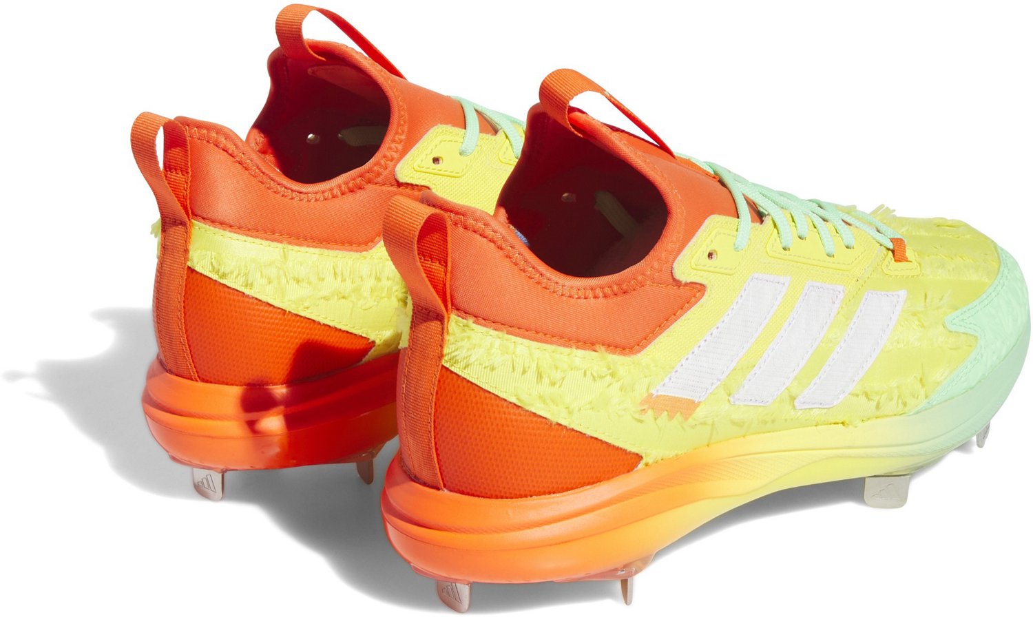 Orange adidas best sale baseball cleats