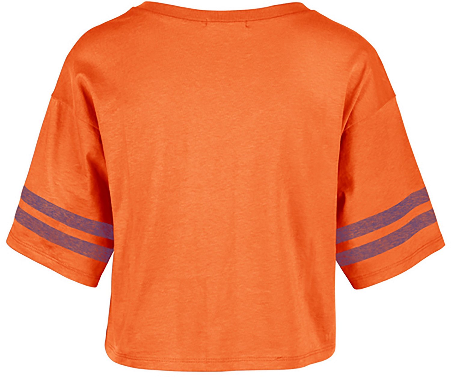 '47 Women's Clemson University Fanfare Sporty Frankie Cropped T-shirt - view number 2