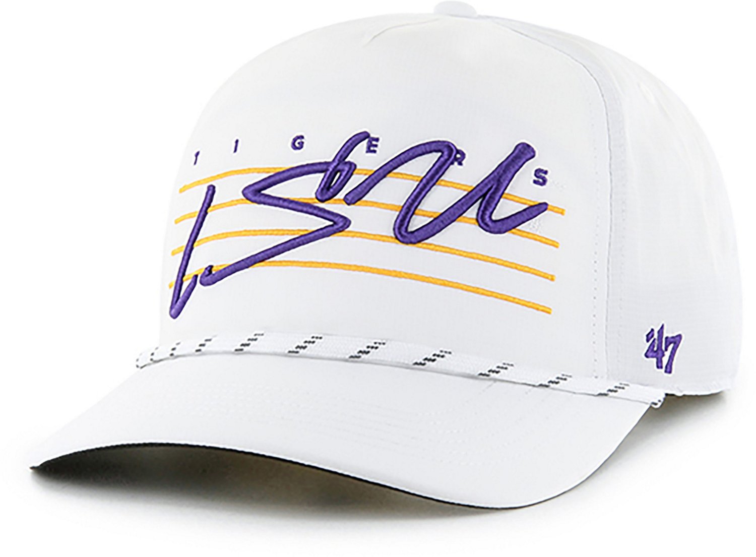  '47 NCAA LSU Tigers Mens Clean Up Adjustable Hat Clean Up  Adjustable Hat, Team Color, One Size : Sports & Outdoors