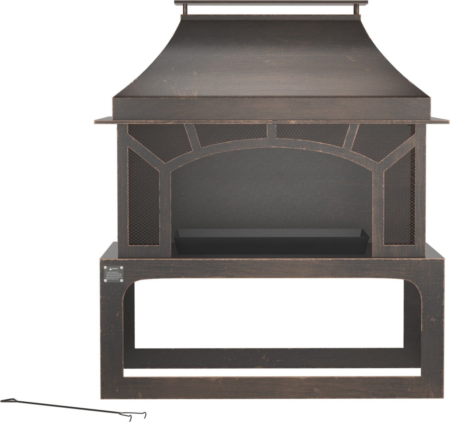 Mosaic Rustic Outdoor Fireplace                                                                                                  - view number 2