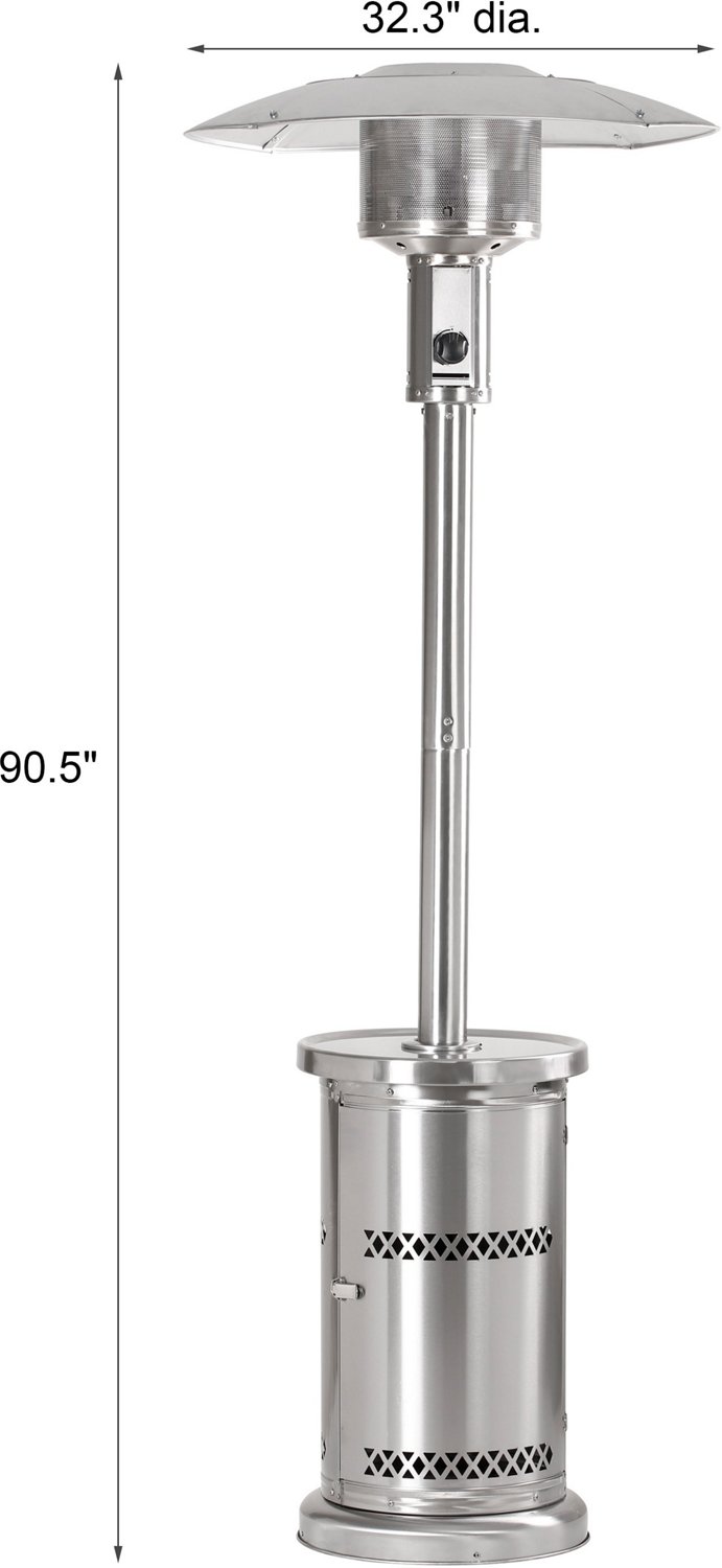 Mosaic Stainless Steel Patio Propane Heater Academy