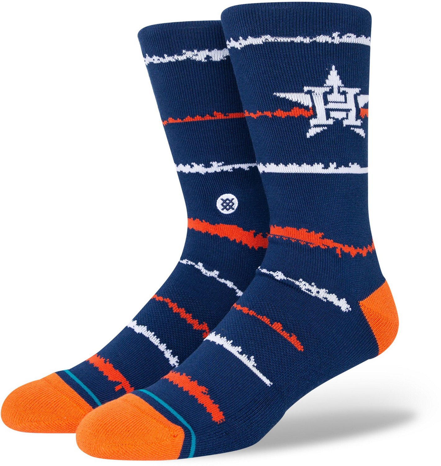 Stance Men's Houston Astros Chalk Crew Socks Academy