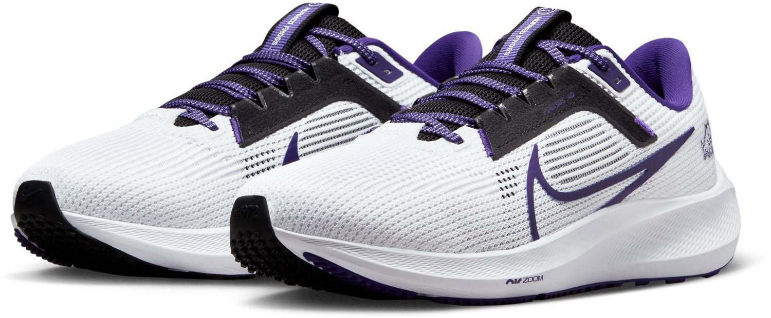 Nike Men's Texas Christian University Air Zoom Pegasus 40 Running Shoes - view number 3