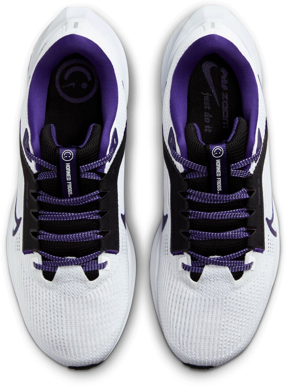 Nike Men's Texas Christian University Air Zoom Pegasus 40 Running Shoes - view number 5