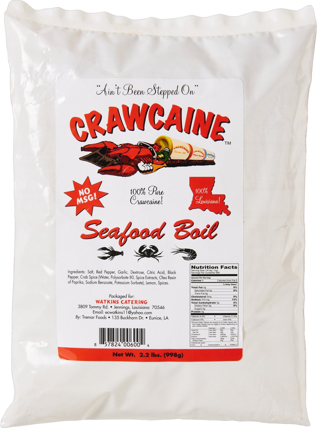 Crawcaine Seafood Boil Seasoning Academy
