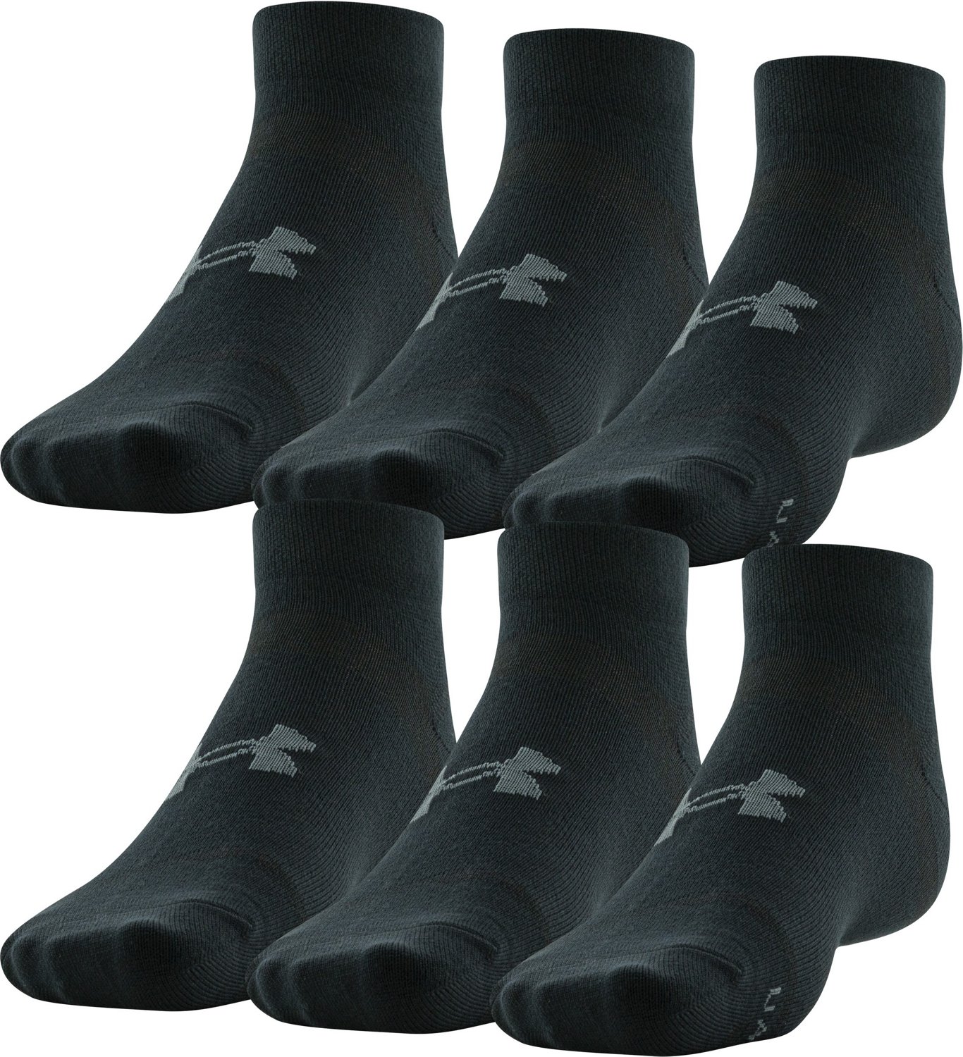 Under Armour Essential Lite Low Cut Socks 6Pack Academy