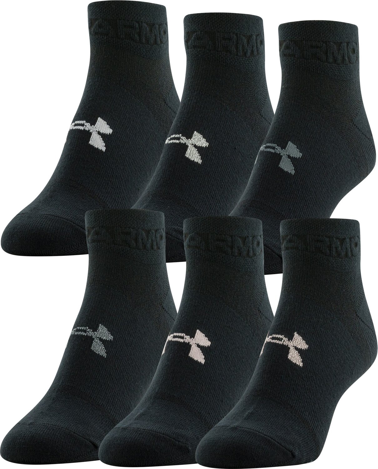 Under Armour Essential Lightweight Low Cut Socks 6-Pack | Academy