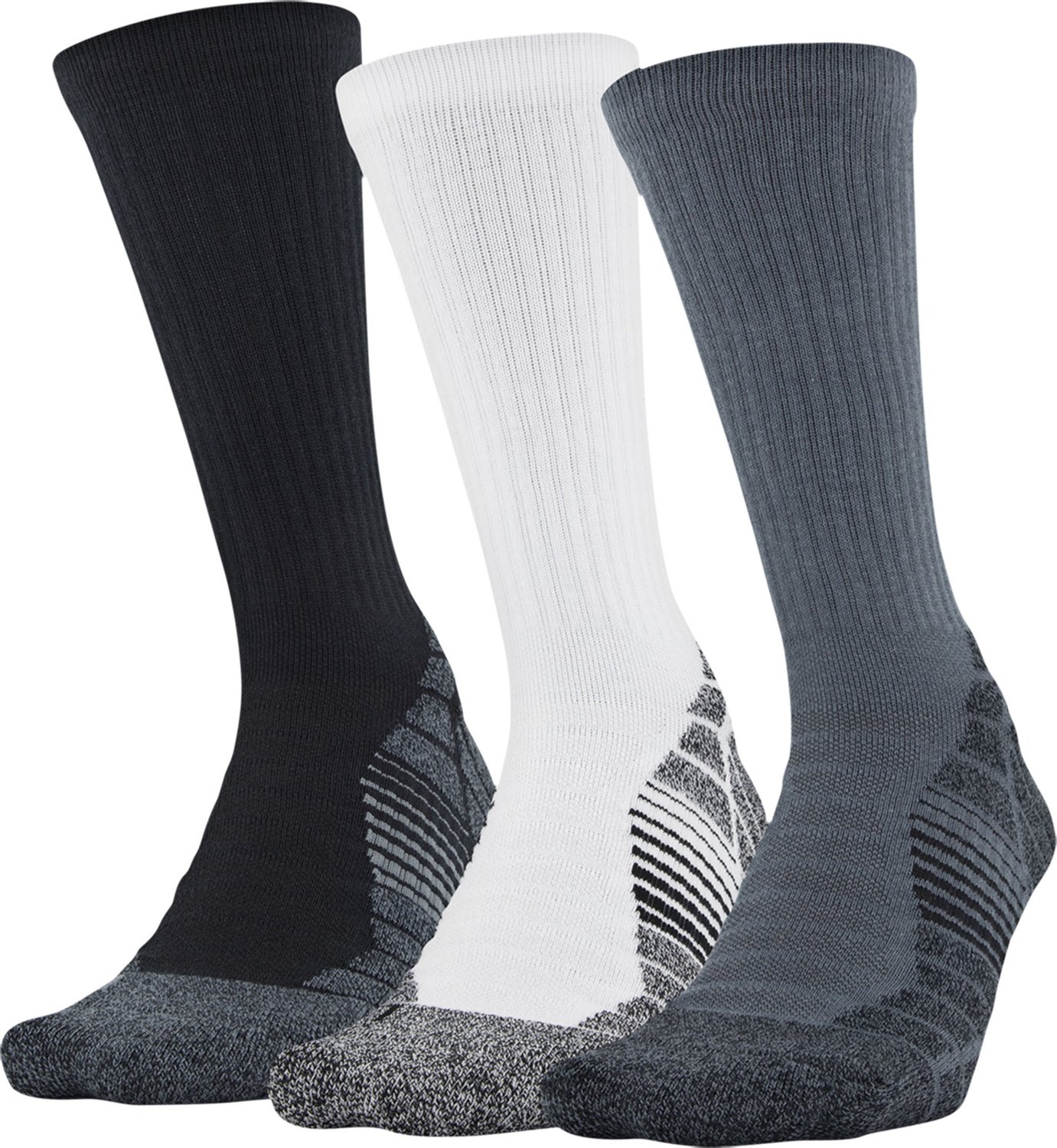  Under Armour Adult Golf Elevated Performance No Show Tab Socks,  2-Pairs, Academy/Halo Gray/White, Large : Clothing, Shoes & Jewelry