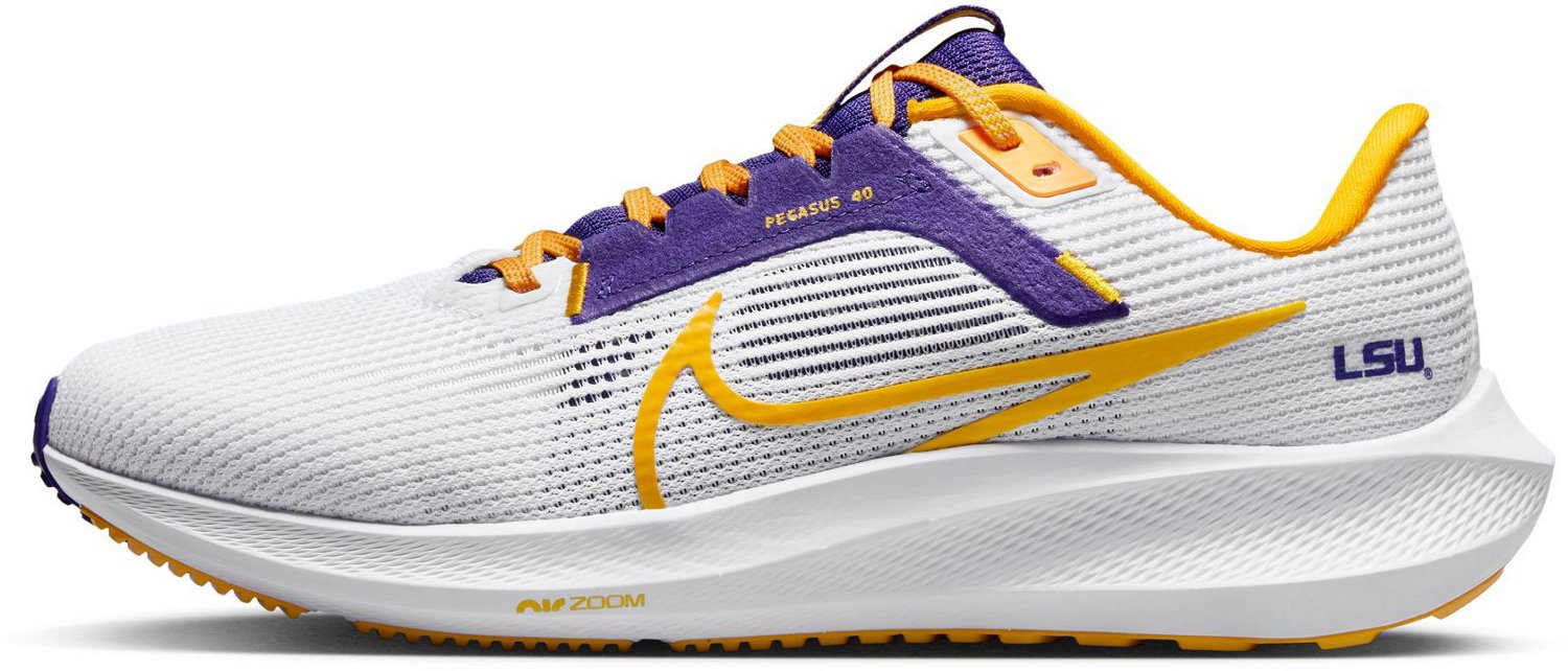 Nike Men's Louisiana State University Air Zoom Pegasus 40 Running Shoes ...