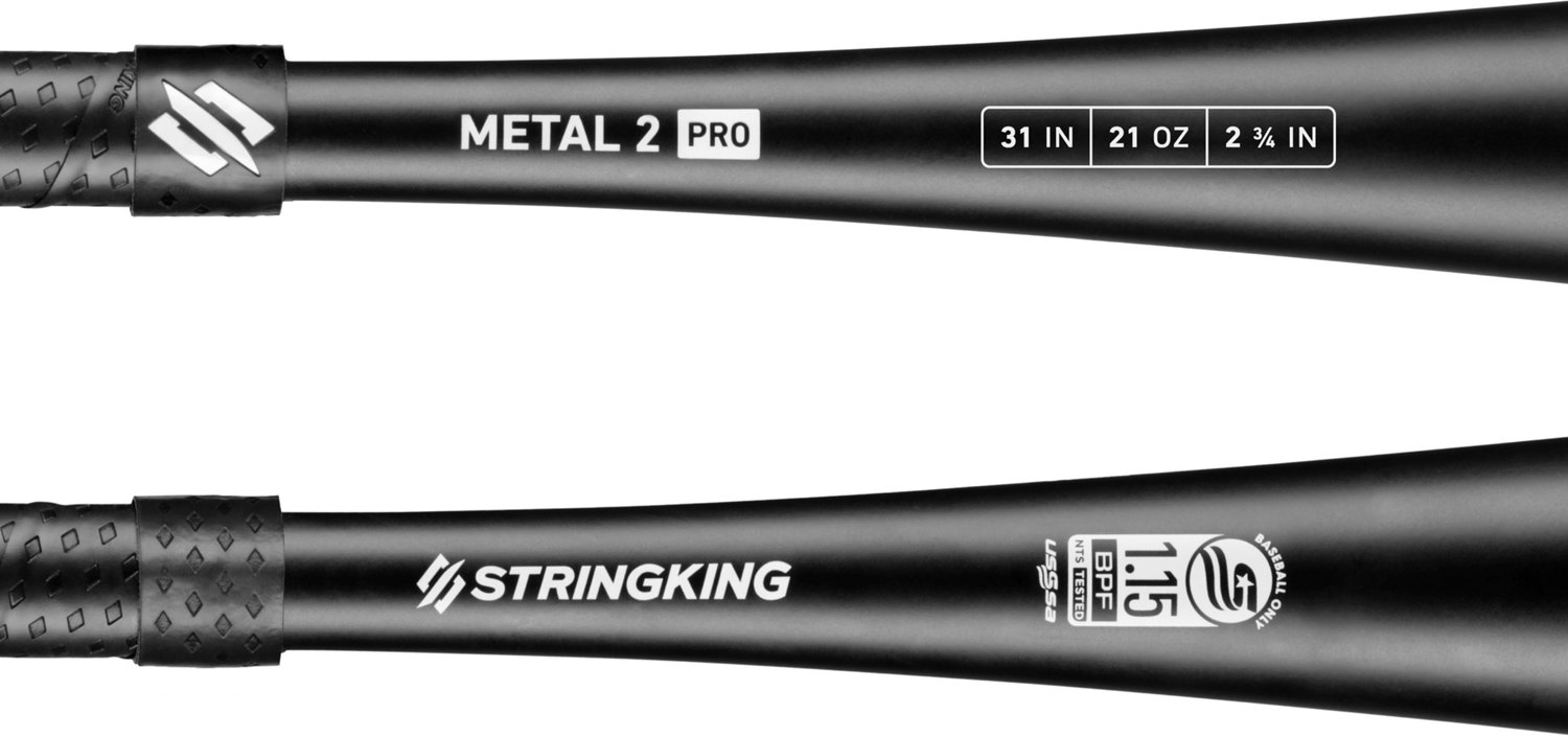 StringKing Metal 2 Pro SL USSSA Baseball Bat -10 - view number 3