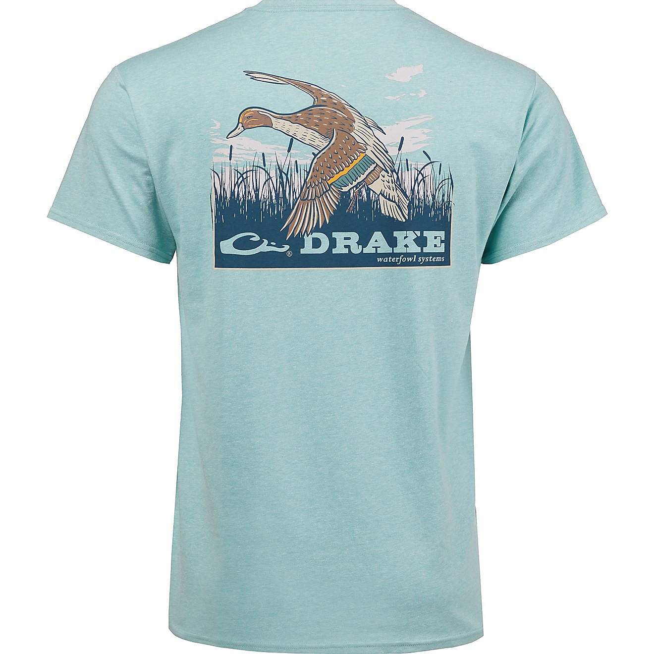 Drake Waterfowl Flying Ducks From Marsh Short Sleeve T-shirt                                                                     - view number 1