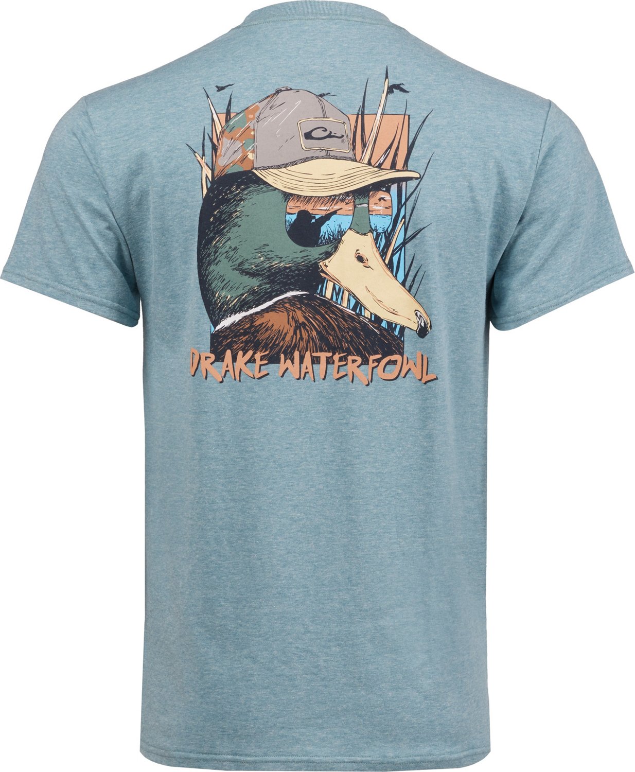 Drake Waterfowl Duck with Hat and Glasses T-shirt | Academy