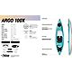Pelican Argo 100X 10 ft Recreational Sit-in Kayak                                                                                - view number 4