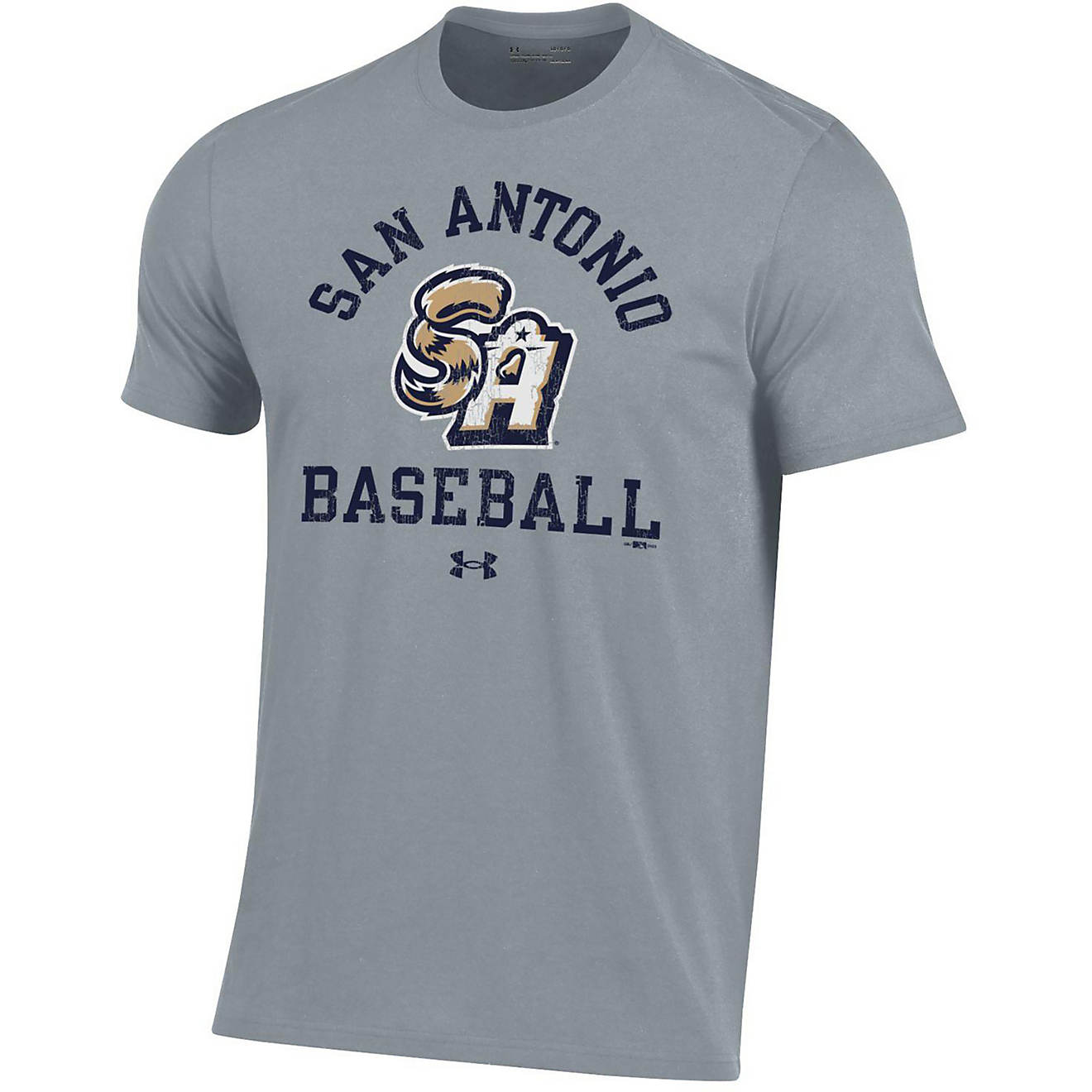 Under Armour Men's San Antonio Missions Home Plate Performance Charged Cotton T-shirt                                            - view number 1